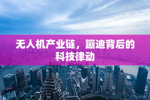 无人机产业链，蹦迪背后的科技律动