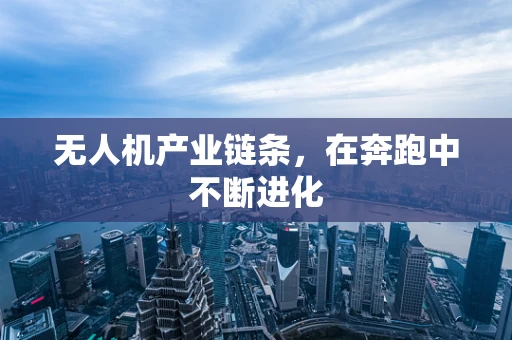无人机产业链条，在奔跑中不断进化