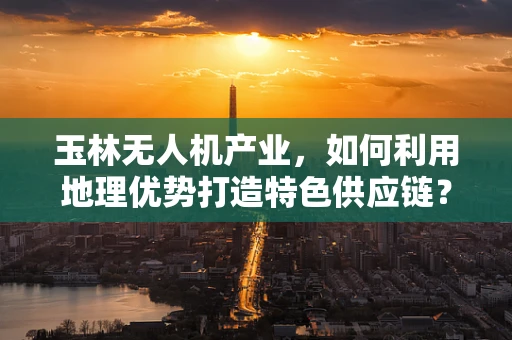 玉林无人机产业，如何利用地理优势打造特色供应链？