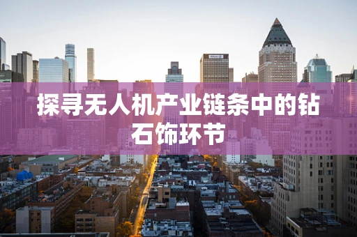 探寻无人机产业链条中的钻石饰环节