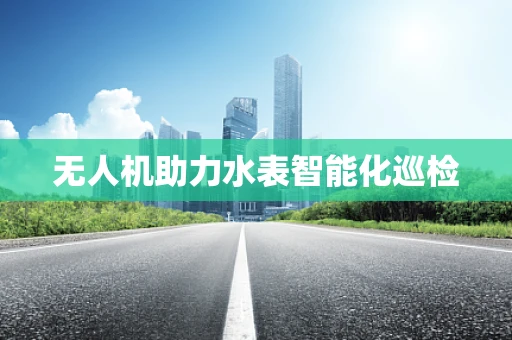 无人机助力水表智能化巡检