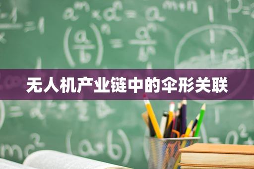 无人机产业链中的伞形关联