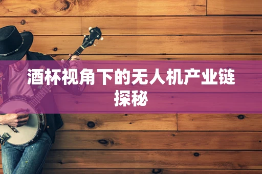 酒杯视角下的无人机产业链探秘