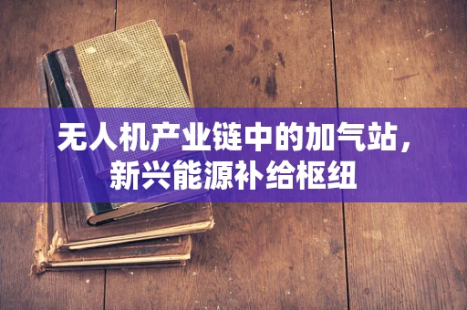无人机产业链中的加气站，新兴能源补给枢纽