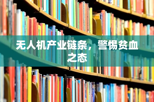 无人机产业链条，警惕贫血之态