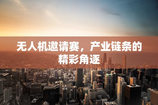 无人机邀请赛，产业链条的精彩角逐