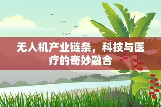 无人机产业链条，科技与医疗的奇妙融合