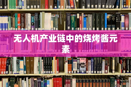 无人机产业链中的烧烤酱元素