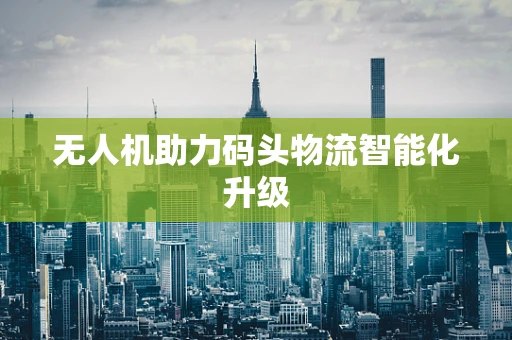 无人机助力码头物流智能化升级