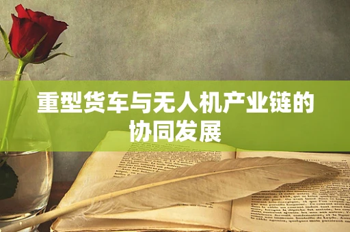 重型货车与无人机产业链的协同发展