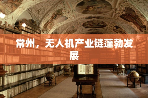 常州，无人机产业链蓬勃发展