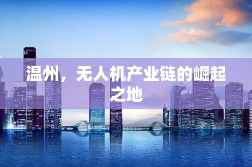 温州，无人机产业链的崛起之地