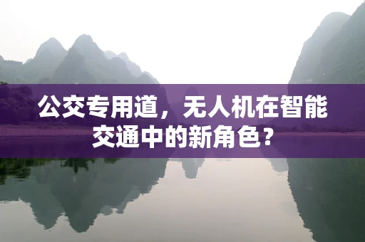 公交专用道，无人机在智能交通中的新角色？