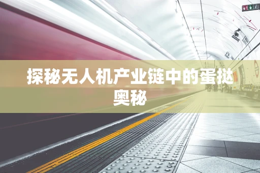 探秘无人机产业链中的蛋挞奥秘