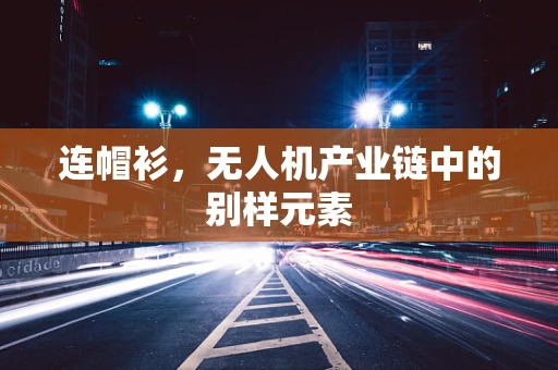 连帽衫，无人机产业链中的别样元素