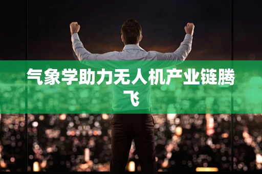 气象学助力无人机产业链腾飞