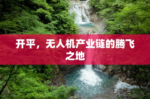 开平，无人机产业链的腾飞之地