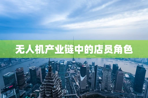 无人机产业链中的店员角色
