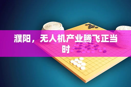 濮阳，无人机产业腾飞正当时