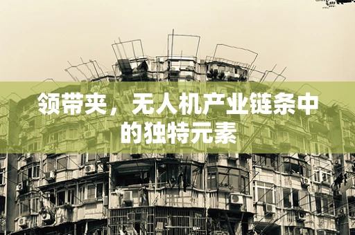 领带夹，无人机产业链条中的独特元素