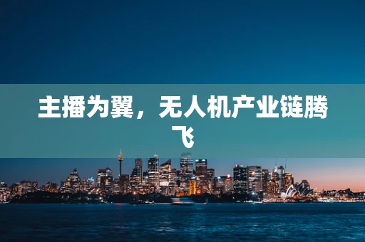 主播为翼，无人机产业链腾飞