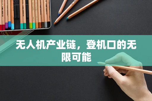 无人机产业链，登机口的无限可能