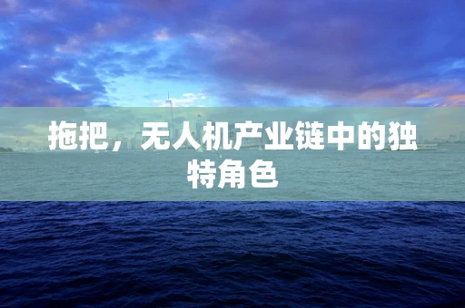 拖把，无人机产业链中的独特角色