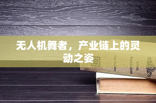 无人机舞者，产业链上的灵动之姿