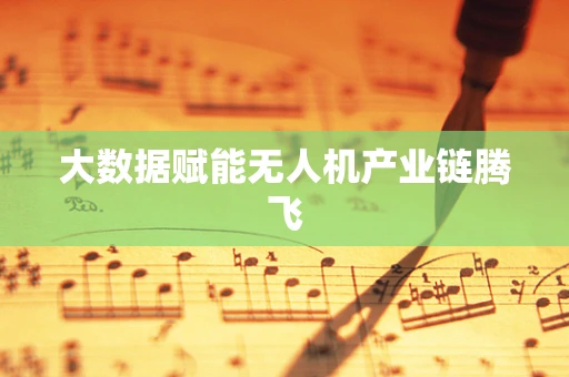 大数据赋能无人机产业链腾飞