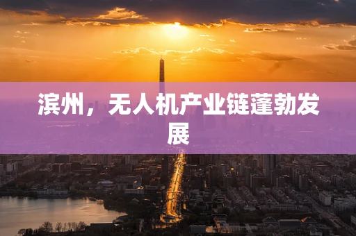 滨州，无人机产业链蓬勃发展
