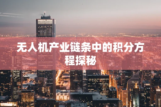 无人机产业链条中的积分方程探秘