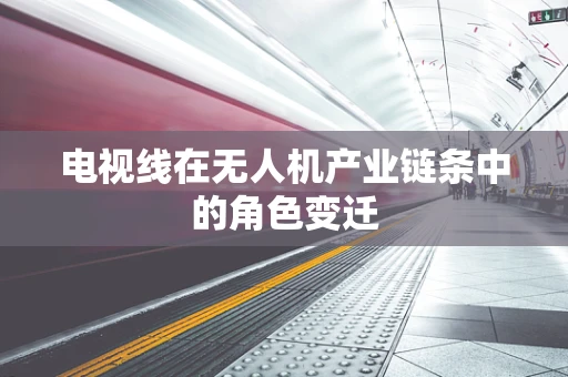 电视线在无人机产业链条中的角色变迁