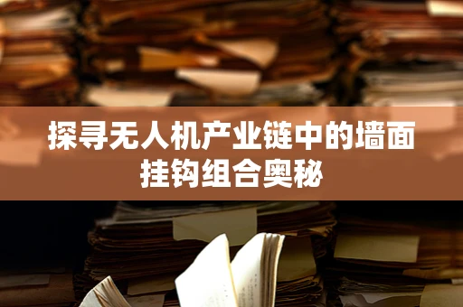 探寻无人机产业链中的墙面挂钩组合奥秘