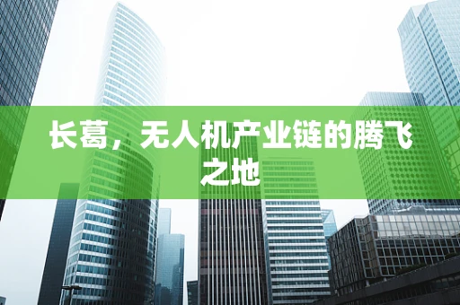 长葛，无人机产业链的腾飞之地