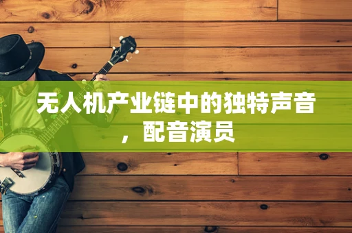 无人机产业链中的独特声音，配音演员