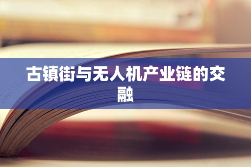 古镇街与无人机产业链的交融