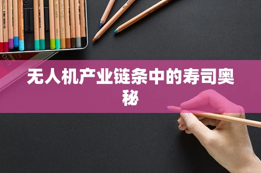 无人机产业链条中的寿司奥秘