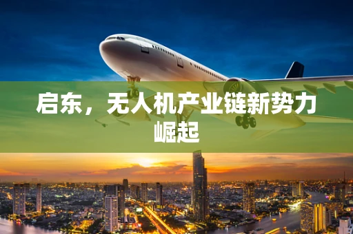 启东，无人机产业链新势力崛起