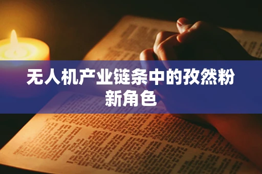 无人机产业链条中的孜然粉新角色