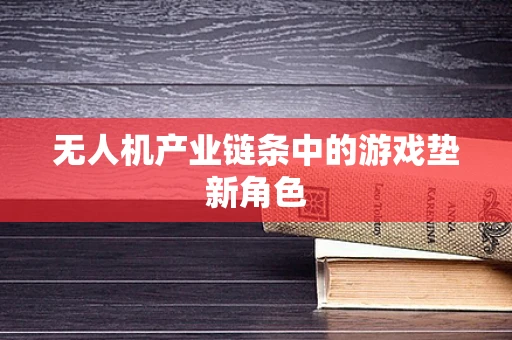 无人机产业链条中的游戏垫新角色
