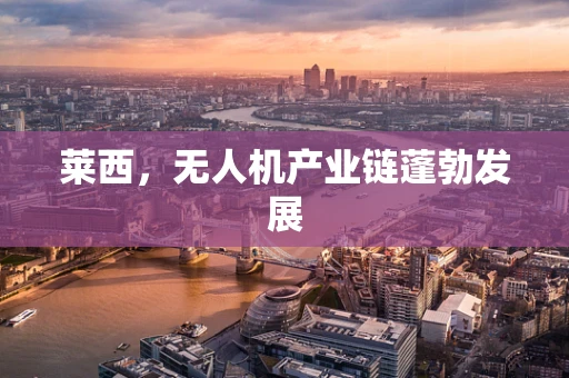 莱西，无人机产业链蓬勃发展
