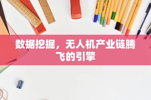 数据挖掘，无人机产业链腾飞的引擎