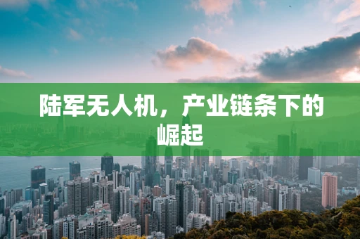 陆军无人机，产业链条下的崛起