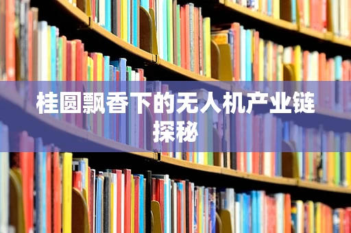 桂圆飘香下的无人机产业链探秘