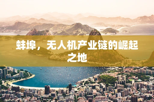蚌埠，无人机产业链的崛起之地