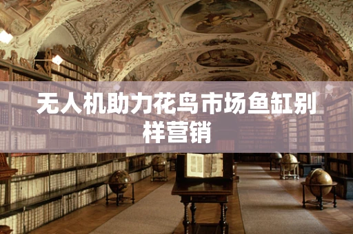 无人机助力花鸟市场鱼缸别样营销