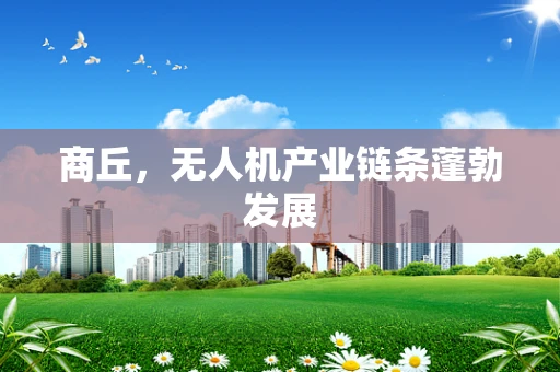 商丘，无人机产业链条蓬勃发展