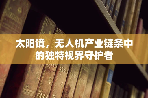 太阳镜，无人机产业链条中的独特视界守护者