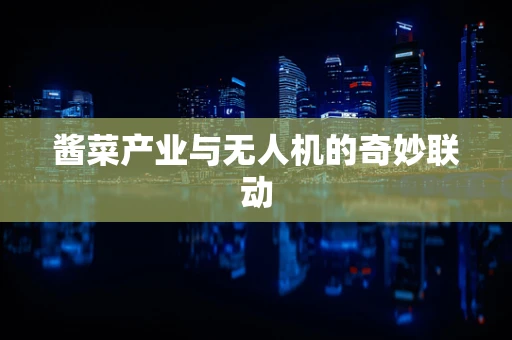 酱菜产业与无人机的奇妙联动