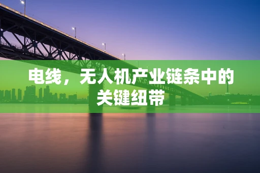 电线，无人机产业链条中的关键纽带